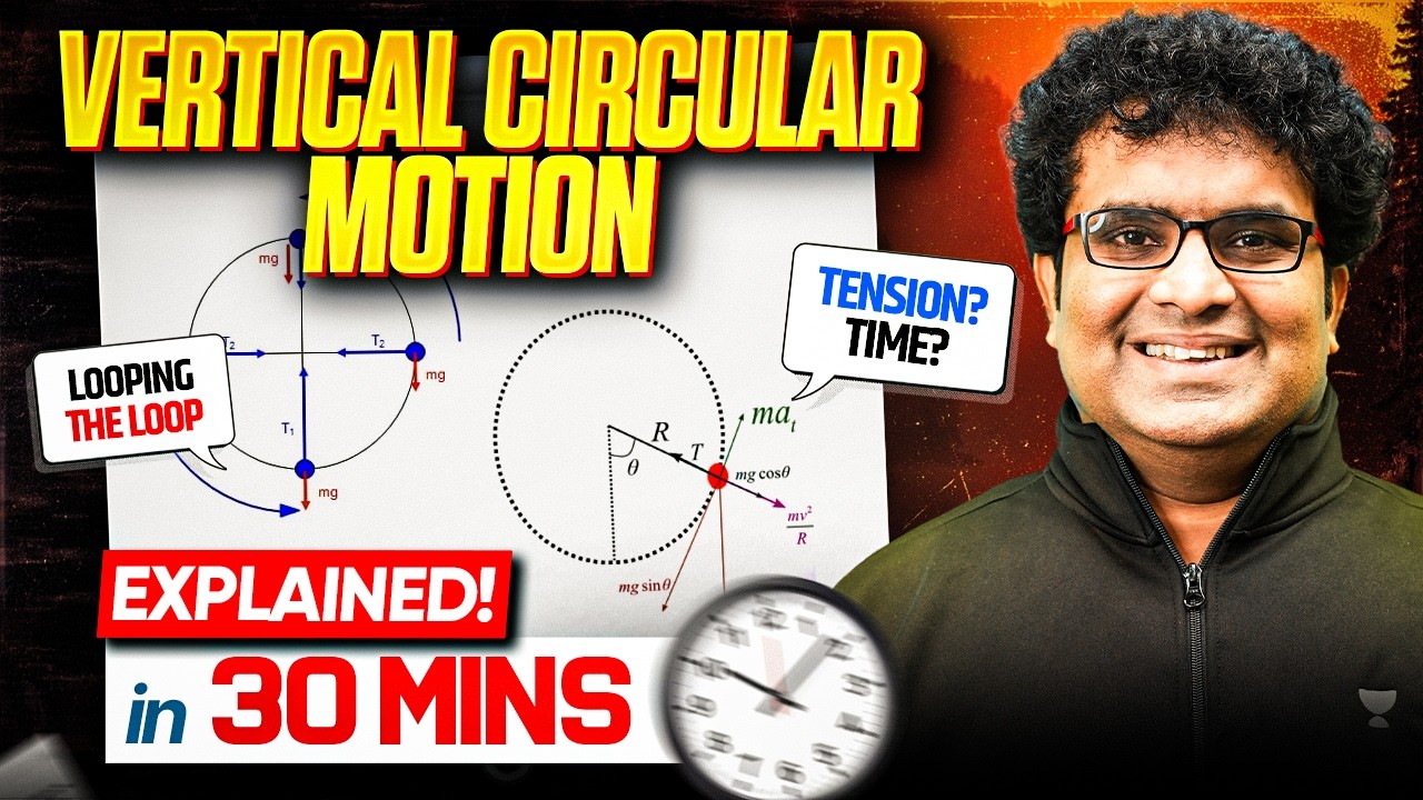 Vertical Circular Motion Explained in 30 Minutes 🔥