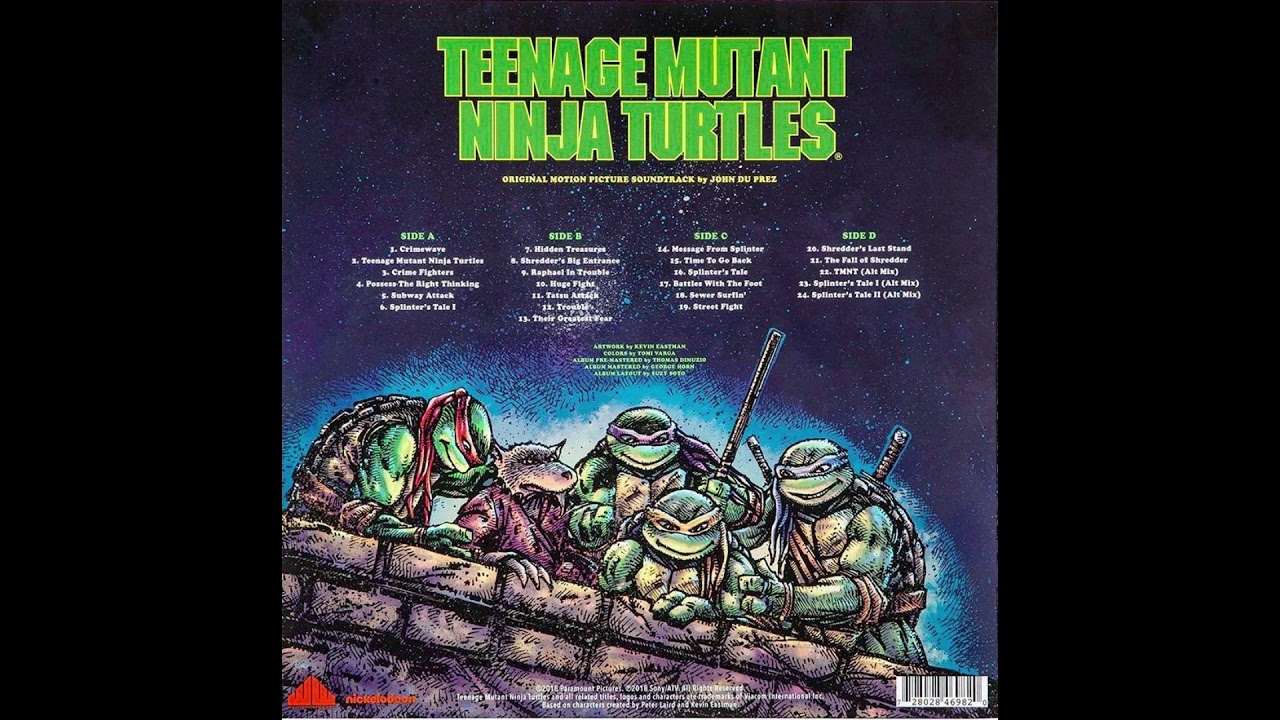 TMNT (1990) Score - James Newtron Lewis - Message From Splinter
