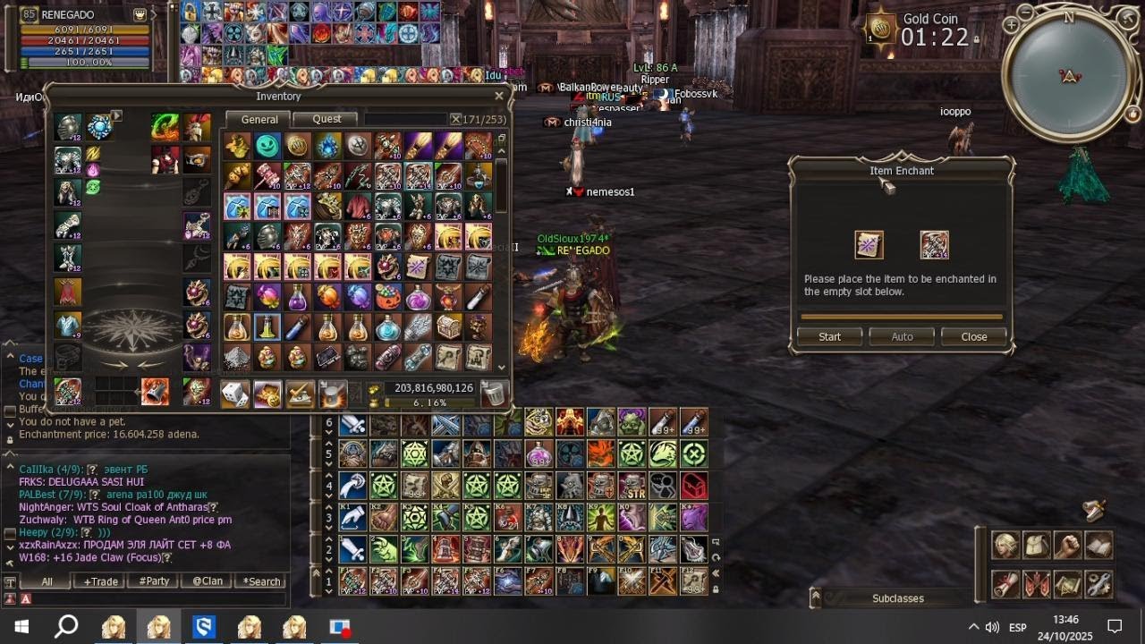 SCRYDE L2 x50 - ENCHAND +10+12+13+15 GOOD LOOK GOOD DAY ;) - VIKINGORENEGADO1974