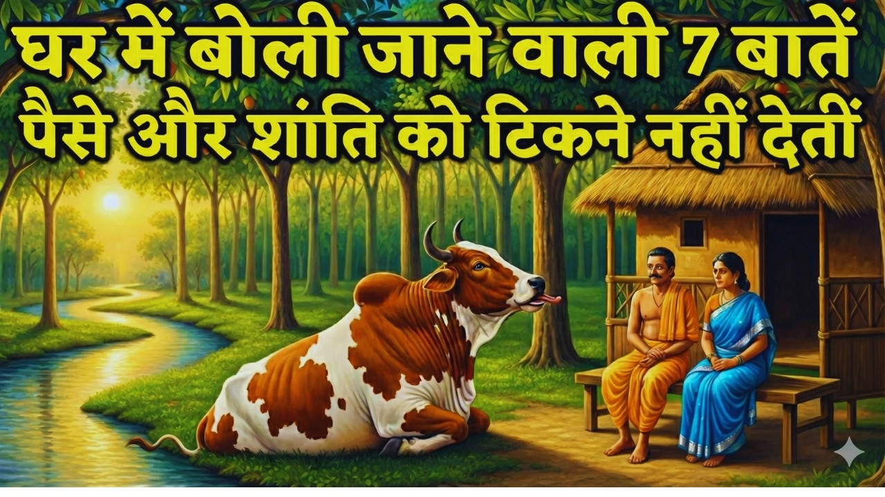 गाय की 7 खतरनाक सीख: घर में बोली जाने वाली ये 7 बातें पैसा और शांति को भगा देती हैं |Manvit Stories