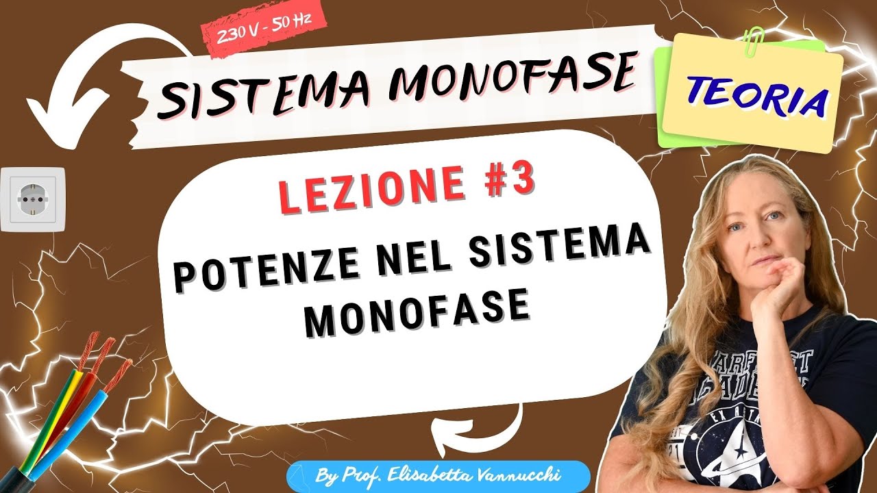 Sistema monofase – Lezione 3: potenze nel sistema monofase