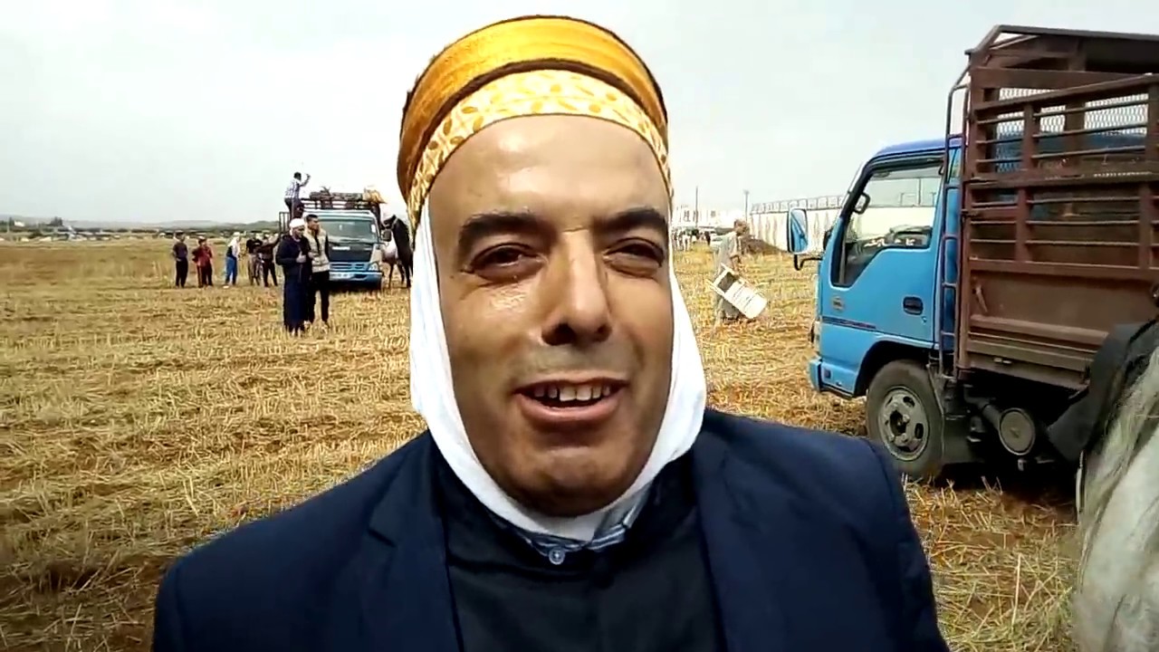 وعدة تغنيف ولاية معسكر  اليوم 14/9/2018 في جو ممطر فيديو  احمد  شيشا .
