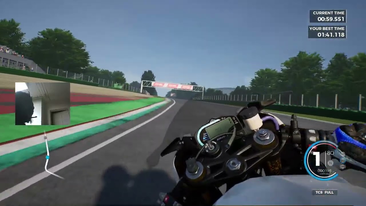 Imola Hotlap: Helmet Cam