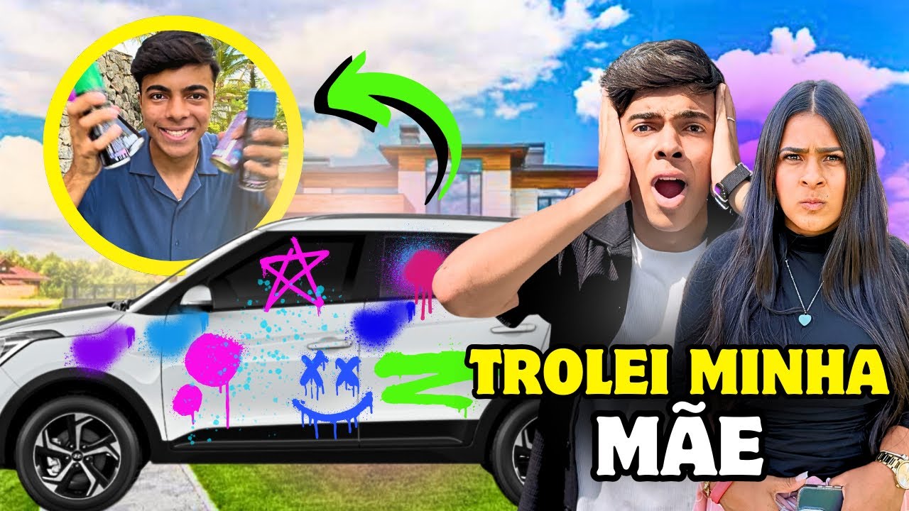 Pichei o carro novo da minha mãe!! *deu ruim!!
