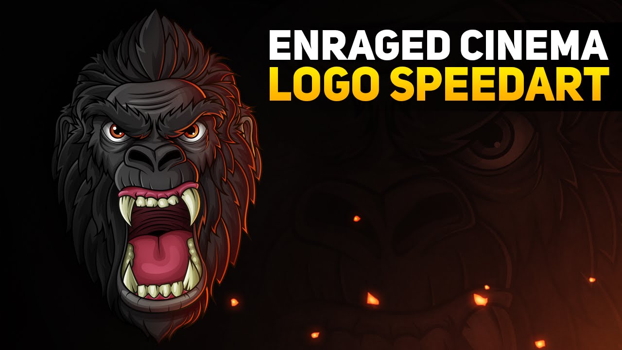 Enraged Cinema Logo - Illustration (SpeedArt)