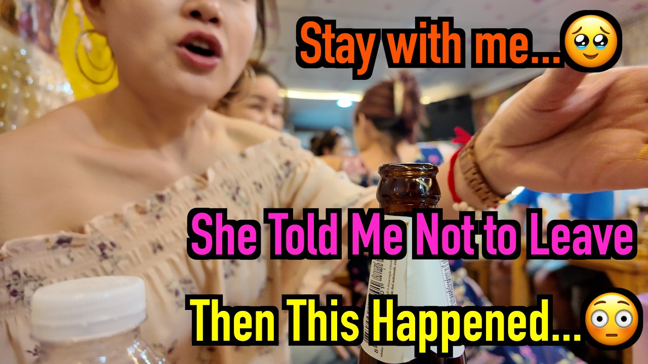 6 Beautiful Thai Women Surrounded Me...I Came for Dinner But She Sat Next to Me Like My Girlfriend