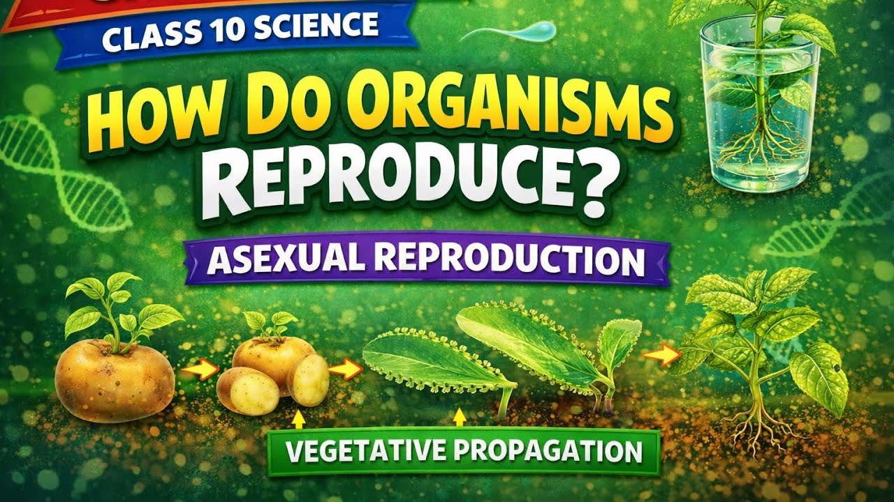 Vegetative Propagation in Plants | Asexual Reproduction | Class 10 Science Chapter 8