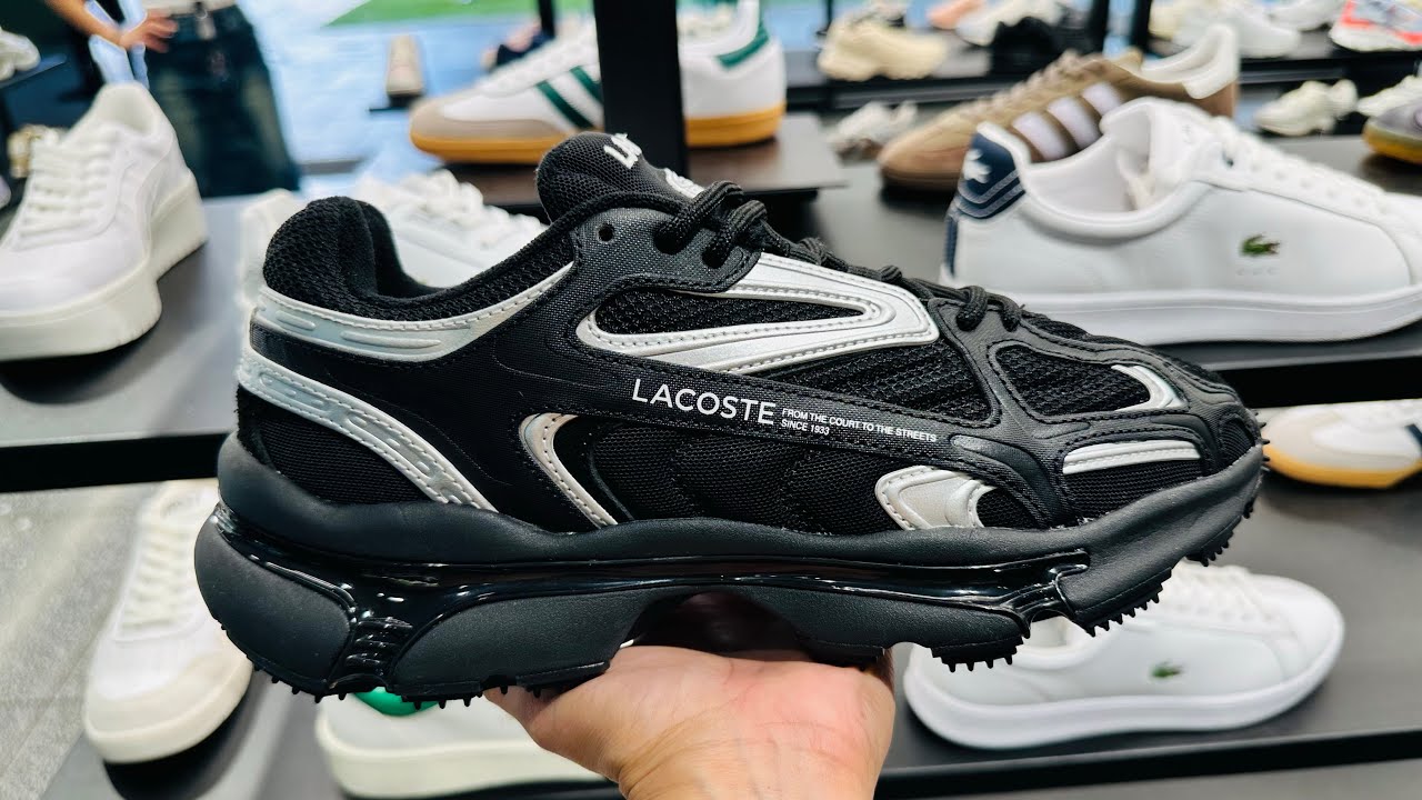 Lacoste L003 2K24 Men&rsquo;s Shoes Black #lacoste #lacostshoes #newrelease