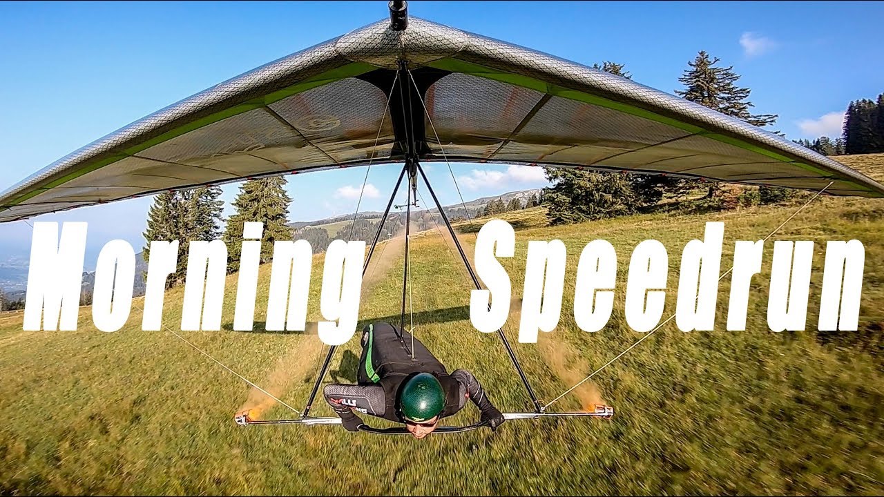 Raw and Uncut Top to Bottom Morning Speedrun #Hanggliding