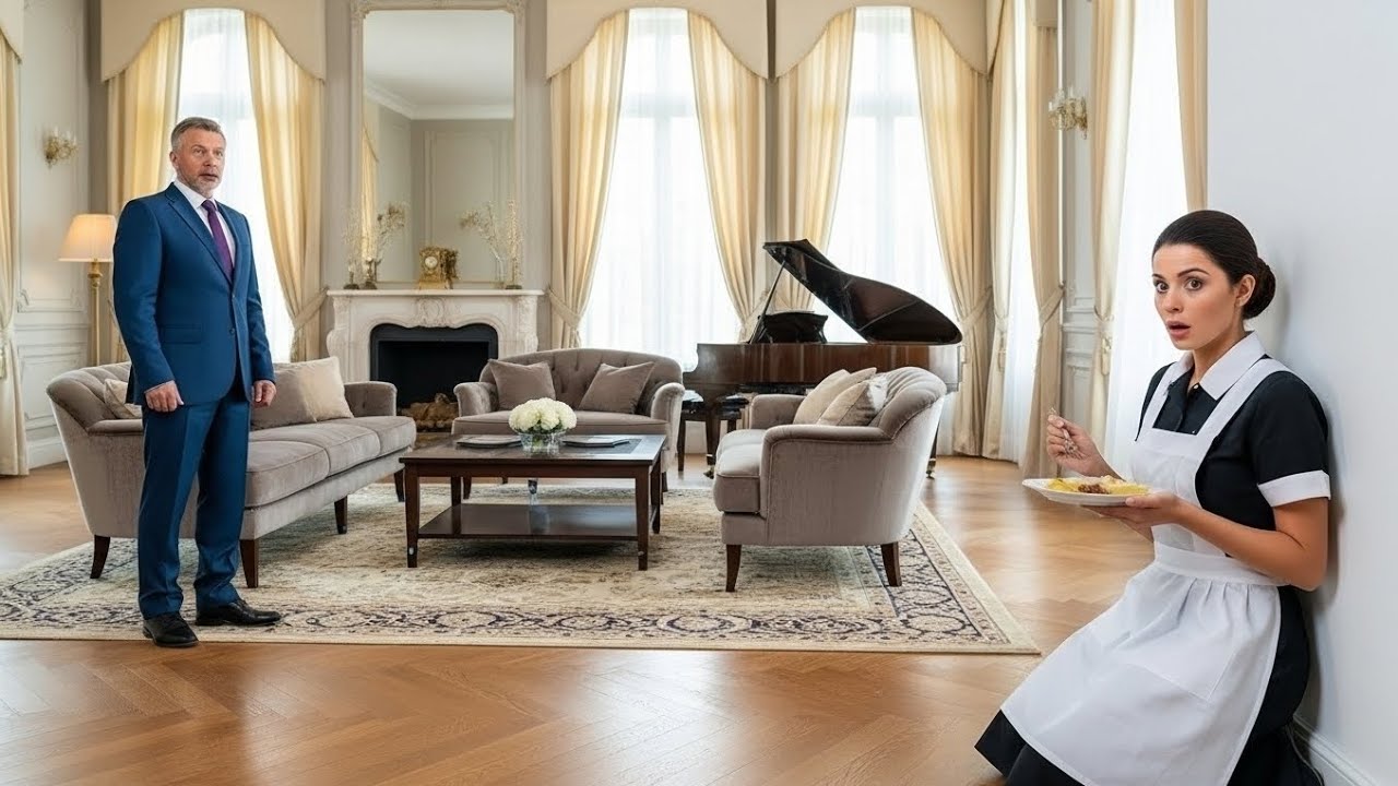 Millionaire Finds His Maid Hiding to Eat Leftovers — What Happened Next Will Break Your Heart