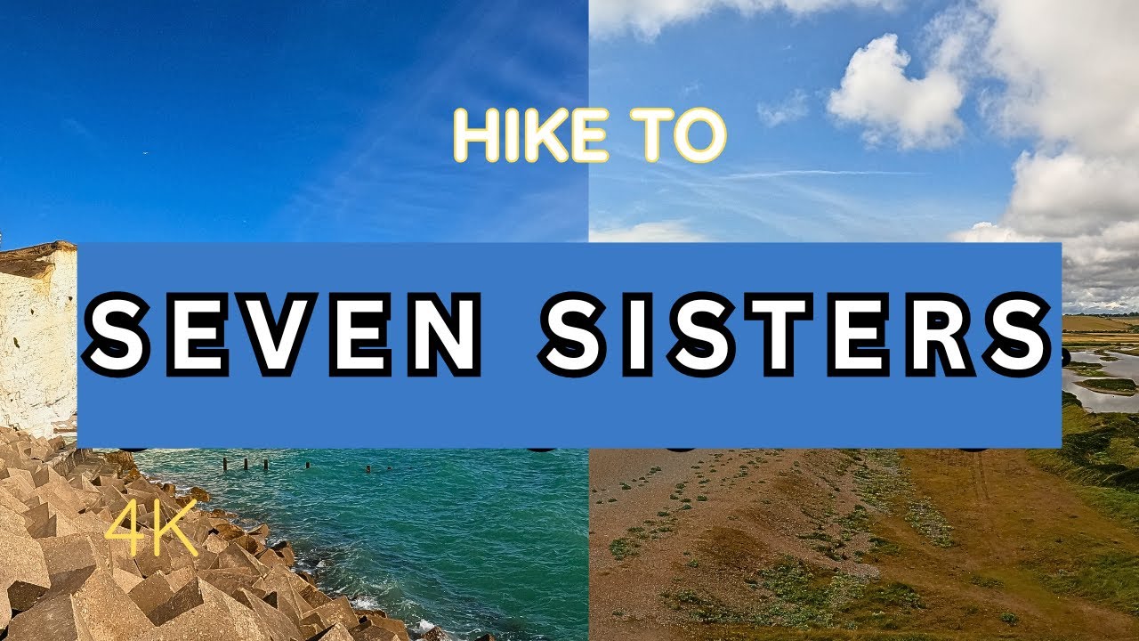 Seven Sisters Hike  from London  Eastbourne to Seaford. South Downs Way trail UK