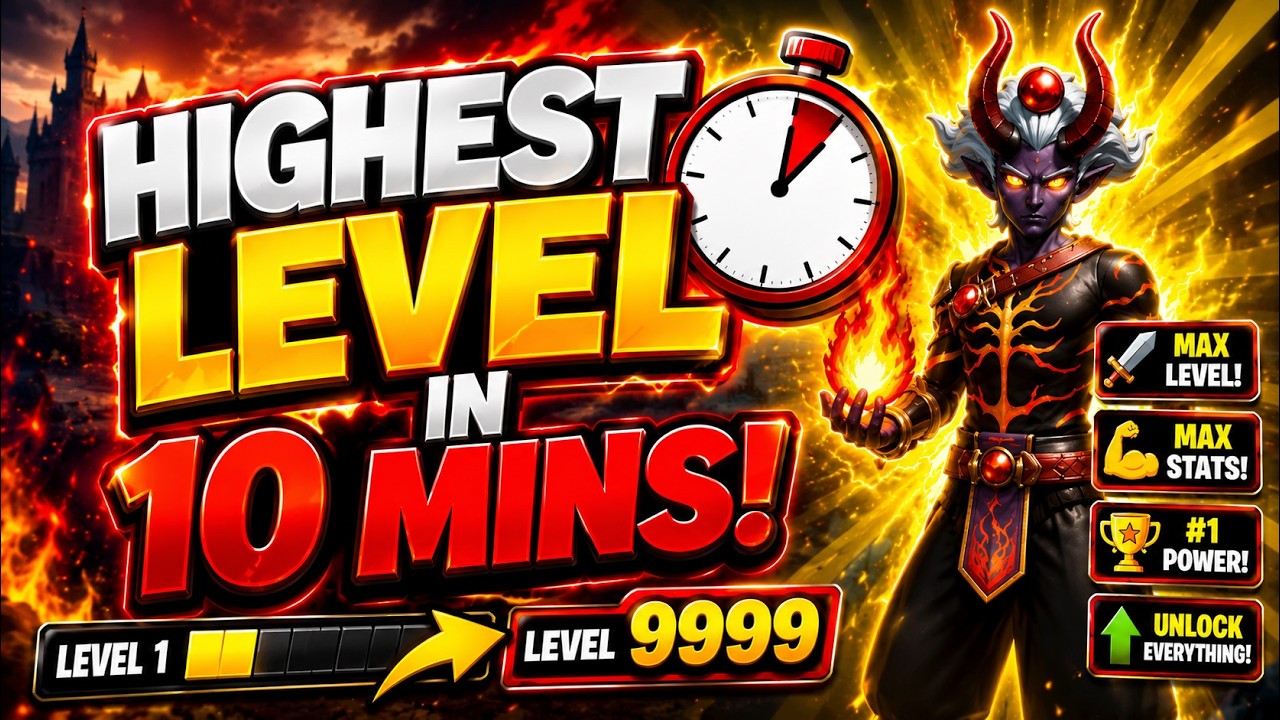 Highest Level In 10 Minutes!! Roblox Giant Simulator REBORN