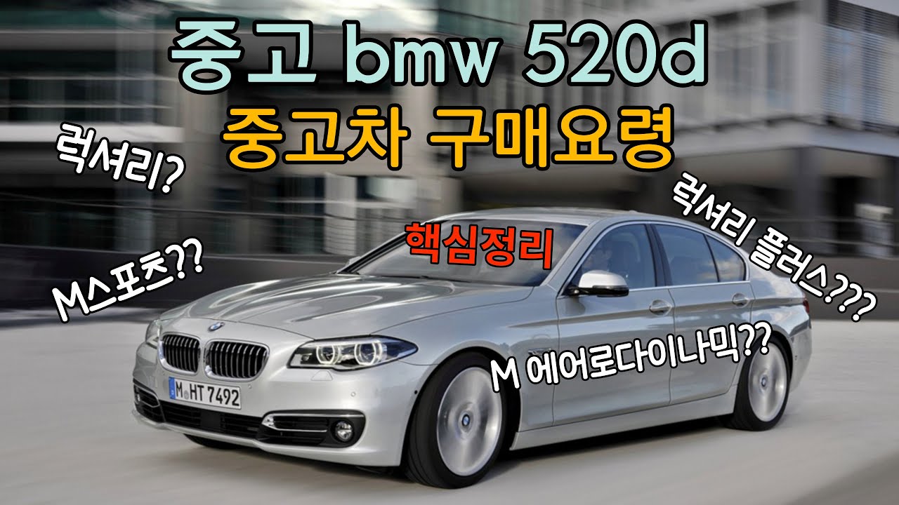 중고차 구매요령 l 중고차 추천 (bmw f10 520d)