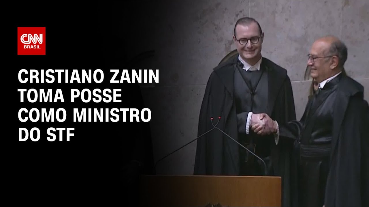 Cristiano Zanin toma posse como ministro do STF; assista ao momento | CNN 360º