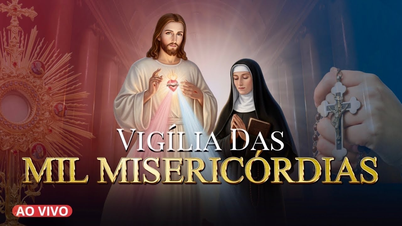 Terço da Misericórdia  ao vivo - Vigília de Oração Por Cura e Libertação