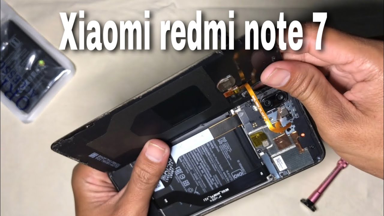 Cara ganti baterai xiaomi redmi note 7 | how to replace xiaomi redmi note 7 battery