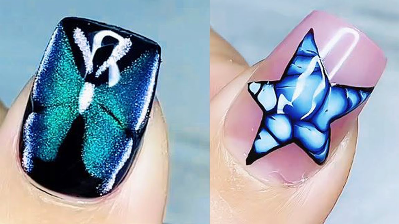 35+ новых вариантов дизайна ногтей | Зимний дизайн ногтей | ПРОСТЫЕ и красивые идеи дизайна ногте...