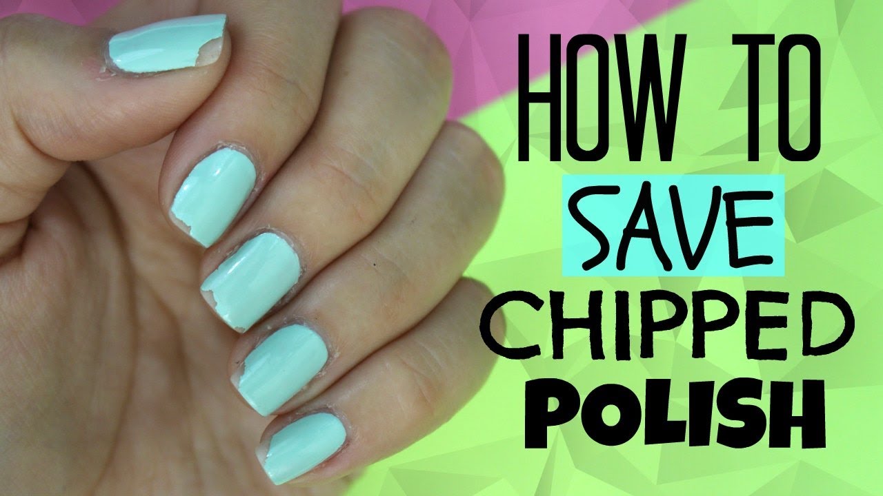 How to fix chipped nail polish!