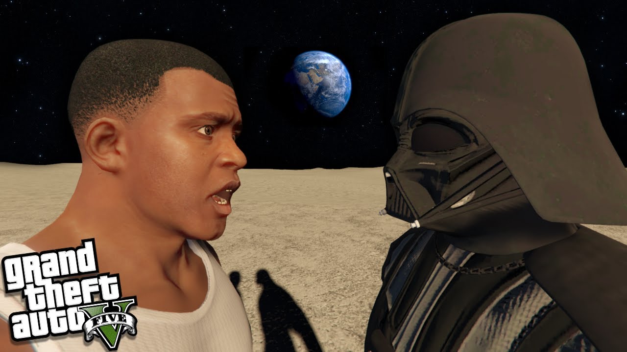 FRANKLIN meets DARTH VADER (GTA 5 Mods)