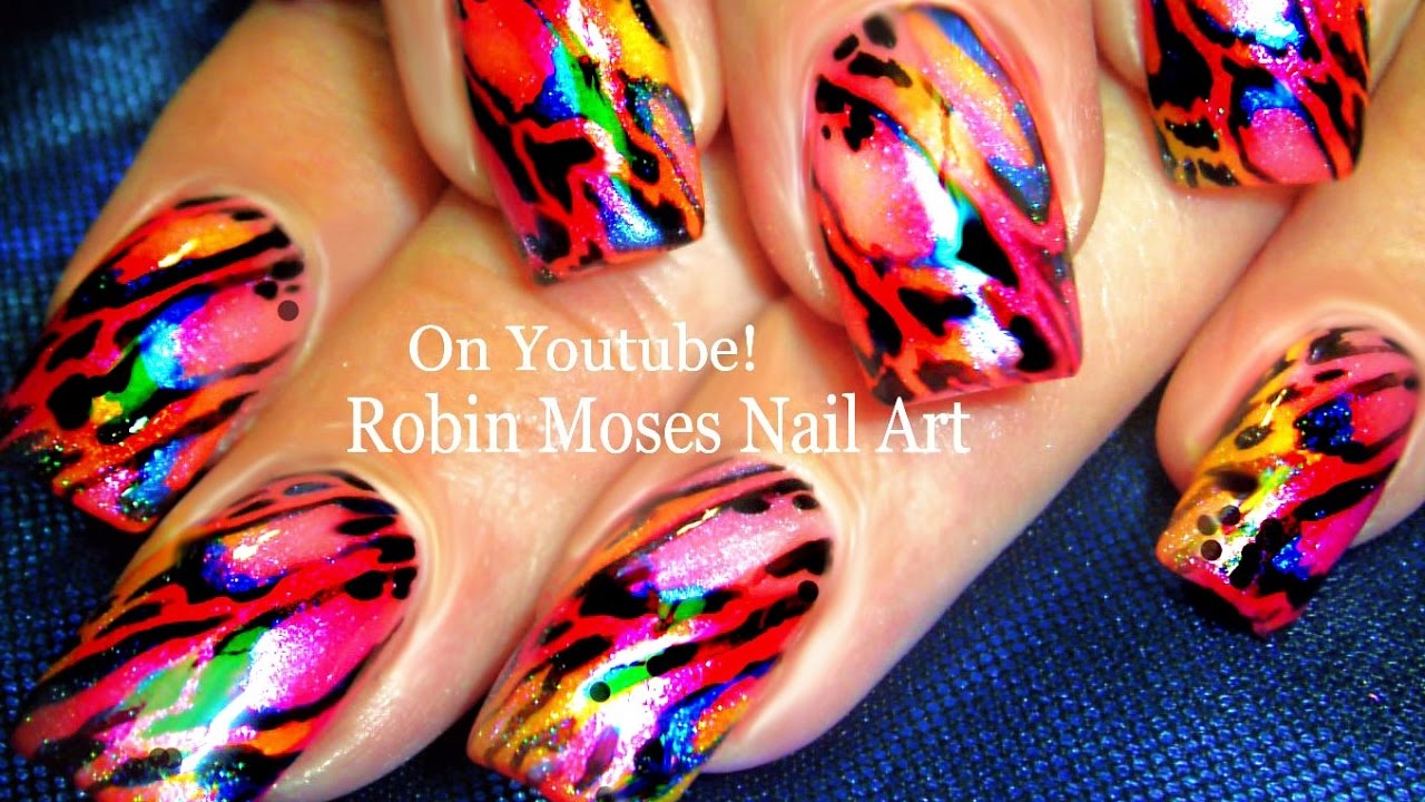 DIY Rainbow Nails | Opal Foil Butterfly Wings Nail Art Design Tutorial