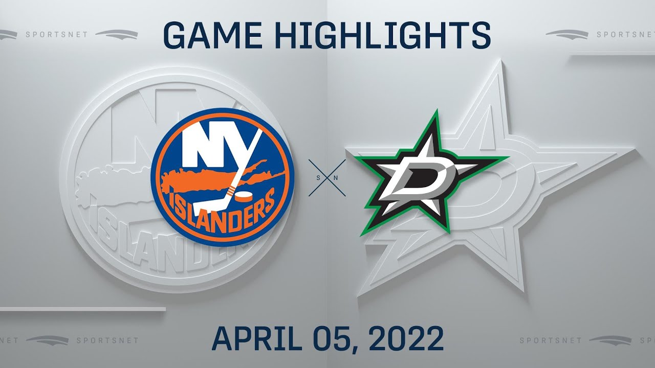 NHL Highlights | Stars vs. Islanders - Apr. 5, 2022