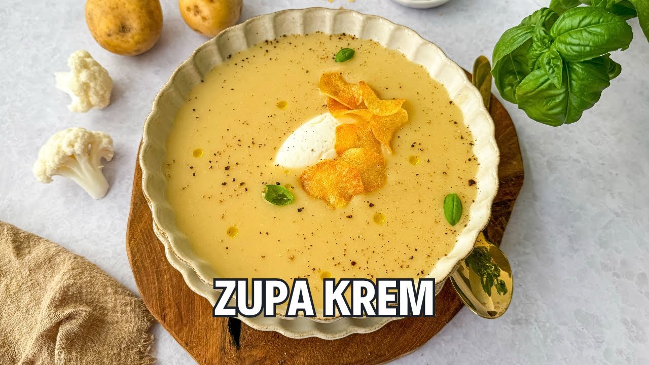 Zupa krem z białych warzyw &ndash; szybki przepis na lekką i rozgrzewającą zupę! | jedz pysznie