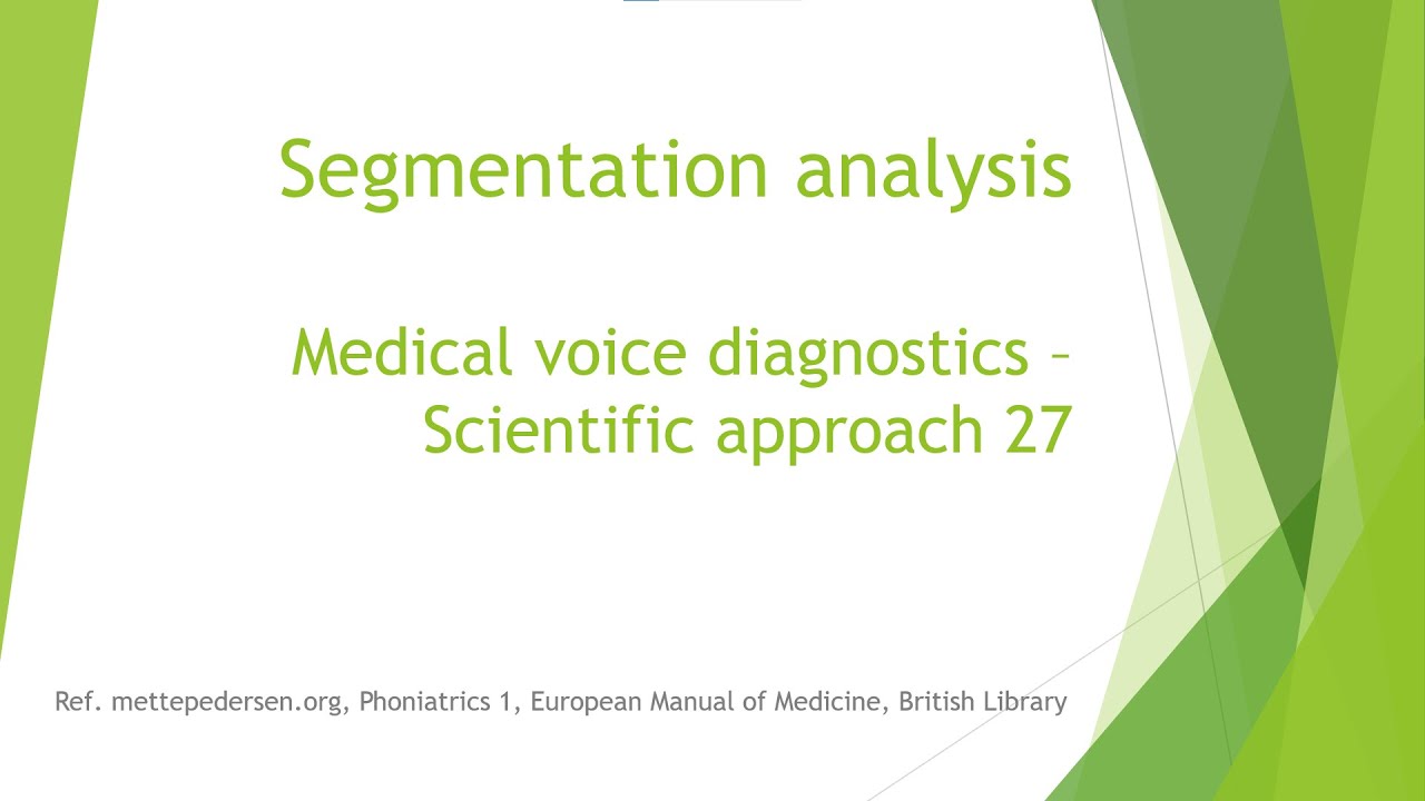 Segmentation analysis - High-speed films