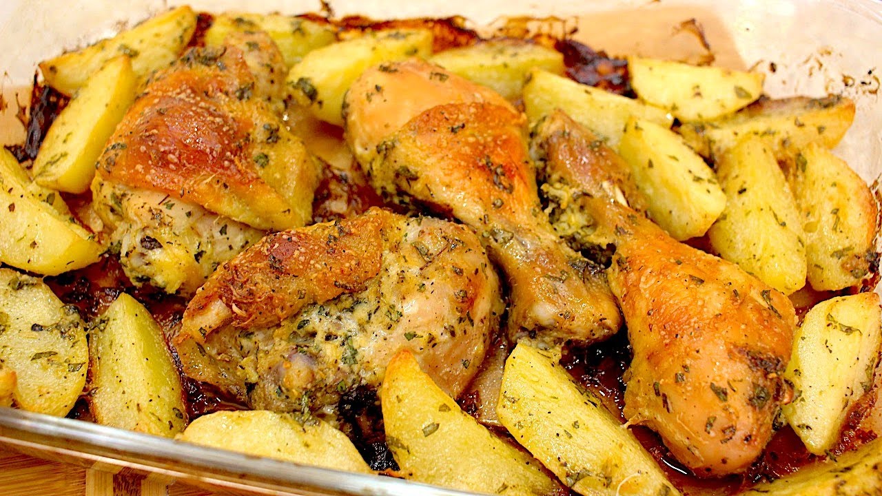 O JEITO MAIS FÁCIL DE FAZER FRANGO ASSADO COM BATATAS - SUCULENTO E MEGA GOSTOSÃO - Isamara Amâncio