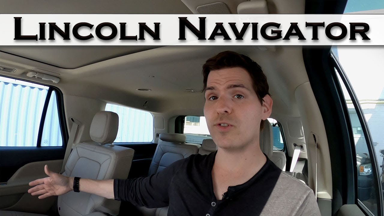 2nd and 3rd row space and features in the Lincoln Navigator