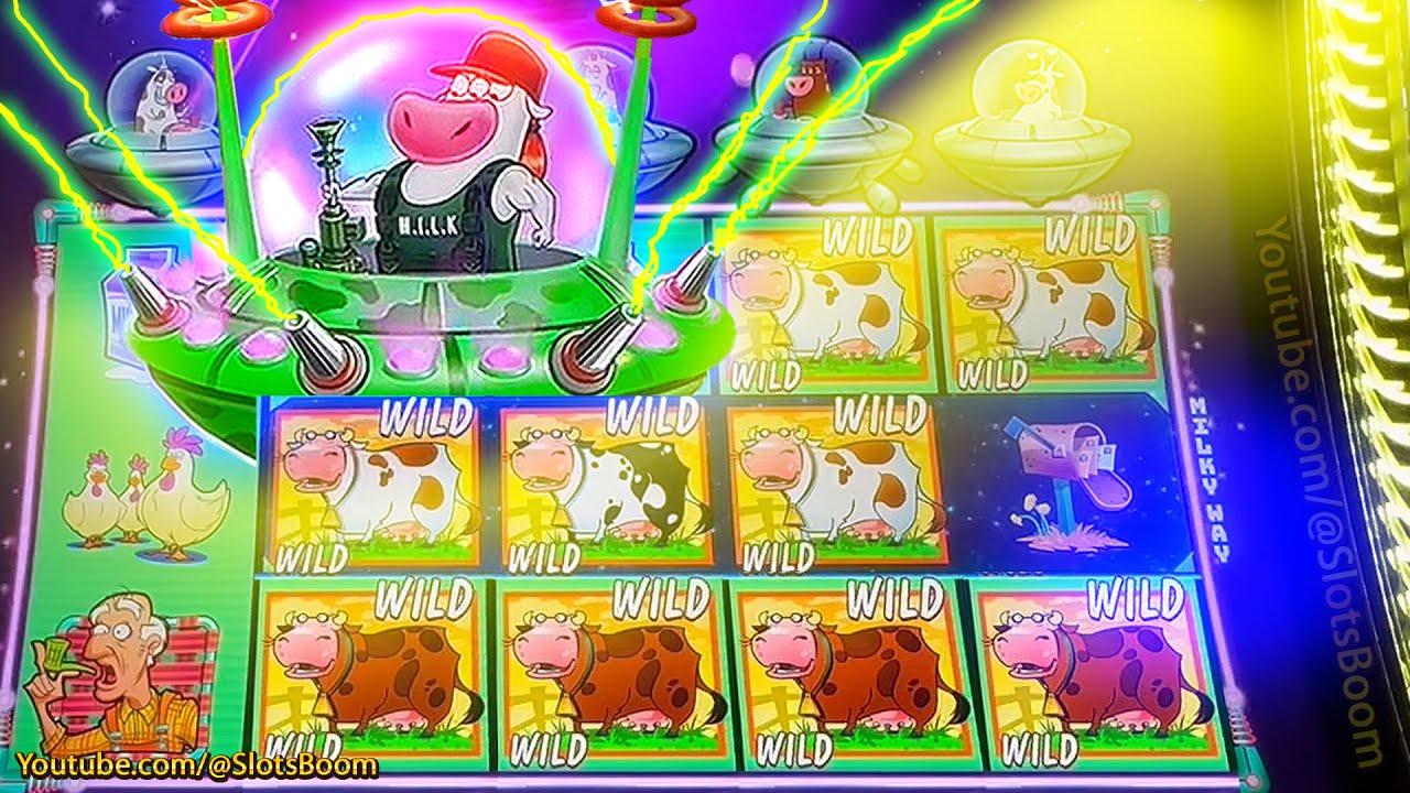 MAJOR MILK WILDS!!! BONUS on TRIPLE BLAST FROM THE PLANET MOOLAH - FREE GAMES - CASINO SLOTS