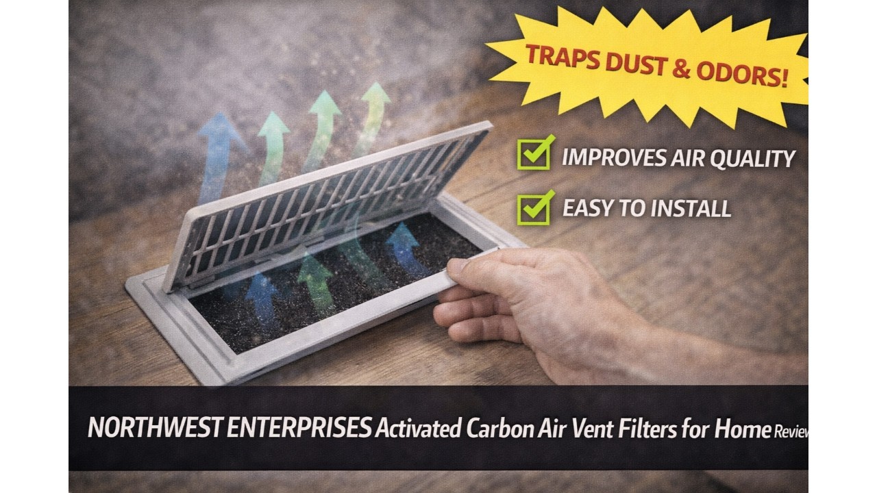 🌬️ NORTHWEST ENTERPRISES Activated Carbon Air Vent Filters for Home Review 🏠
