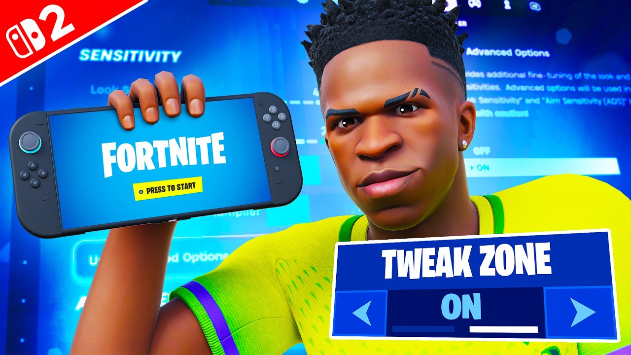NEW BEST Nintendo Switch TWEAK ZONE Settings For Fortnite Chapter 7! (Fortnite Settings Explained)