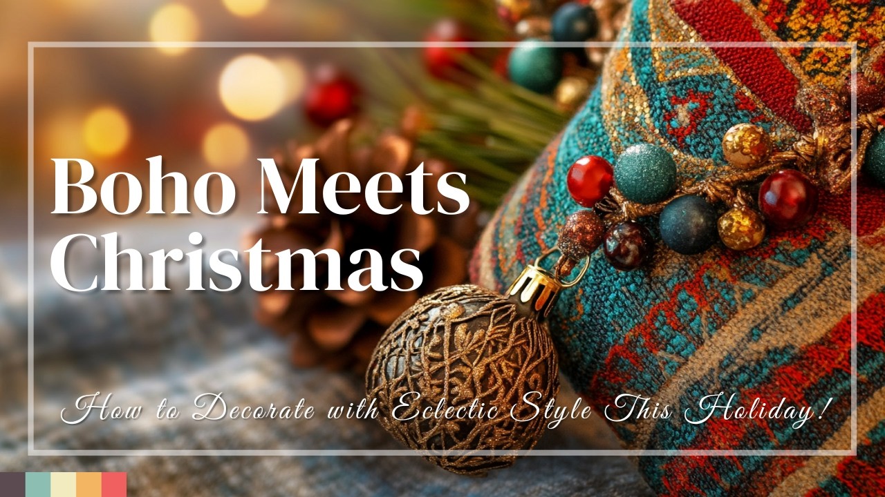 Boho Meets Christmas: How to Decorate with Eclectic Style This Holiday!