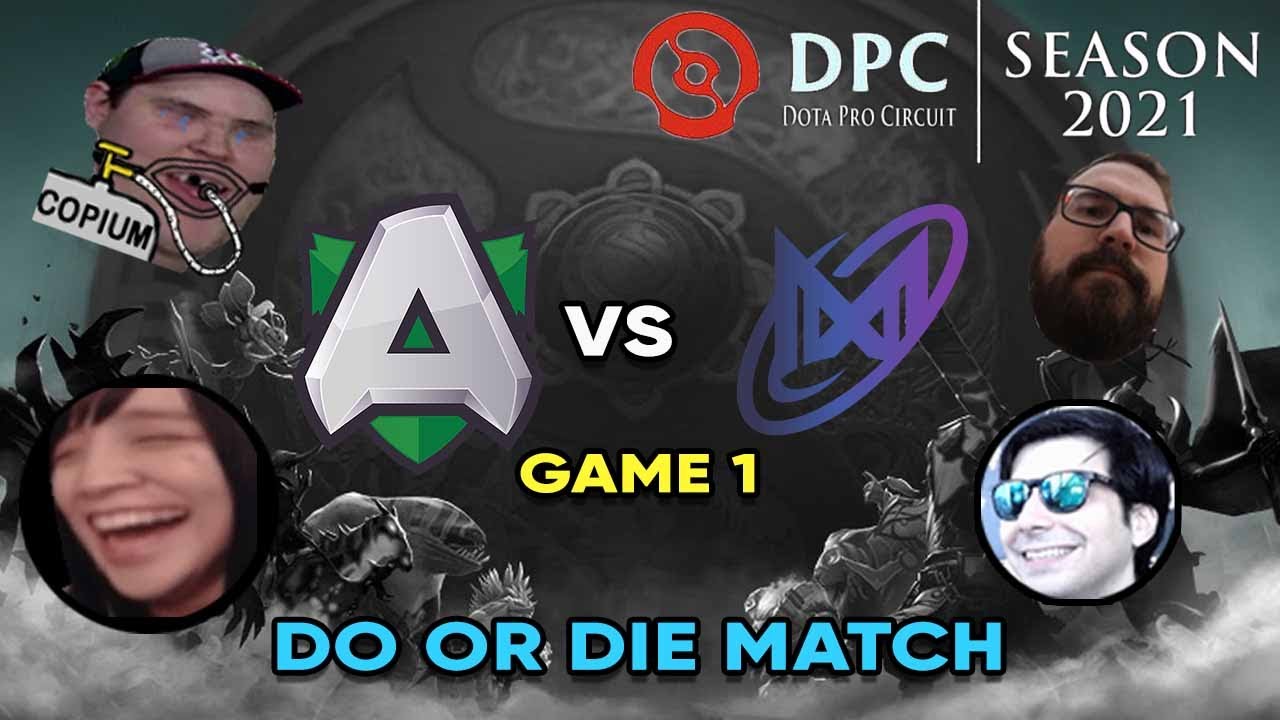 Матч жизни и смерти! | Alliance против Nigma, игра 1 DPC WEU | при участии Raeyei, Drunkmers и Arch