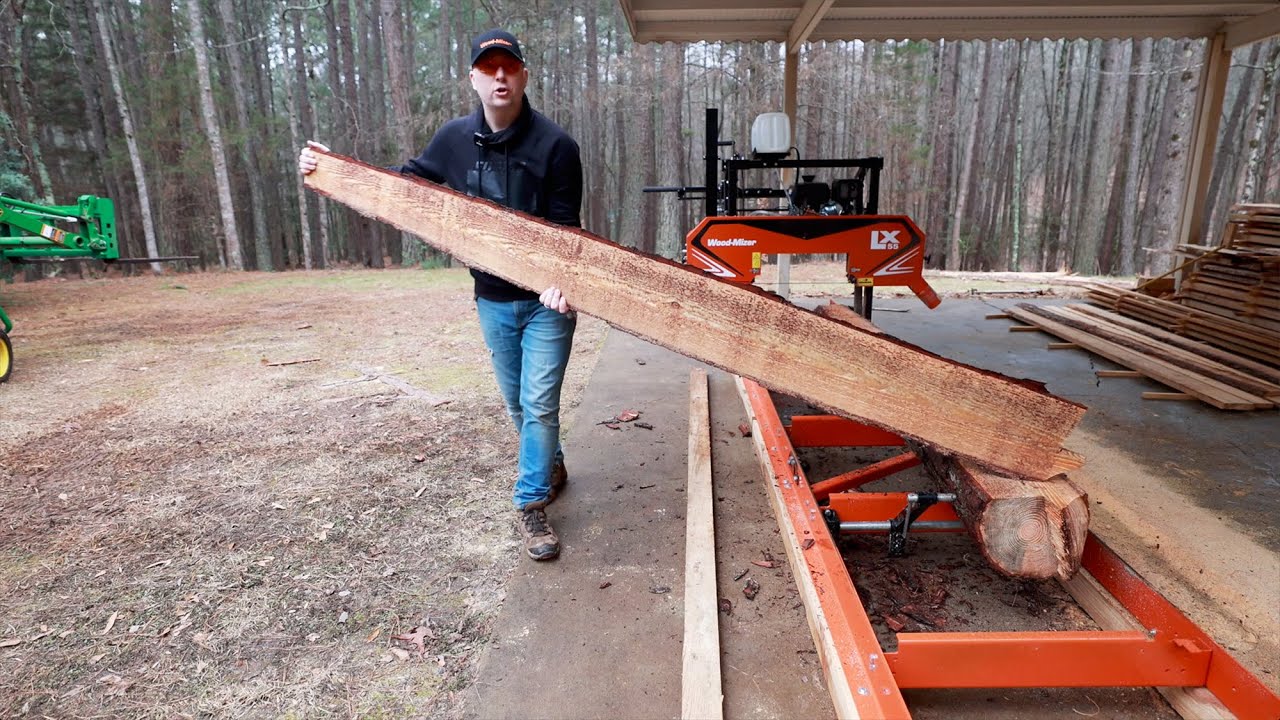 I Bought Wood-Mizer LX55 Sawmill to Start Milling Lumber in my Forest