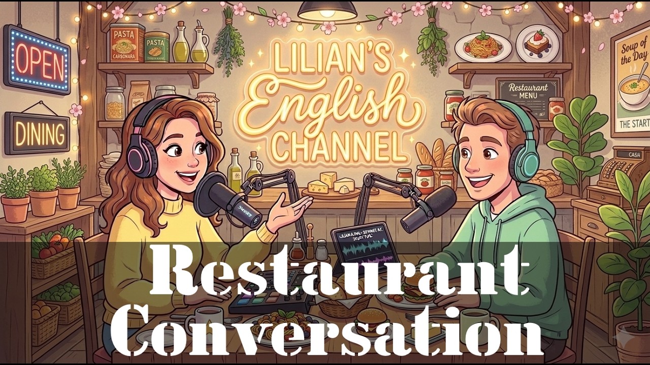 Restaurant English Conversation | English Podcast レストラン英会話