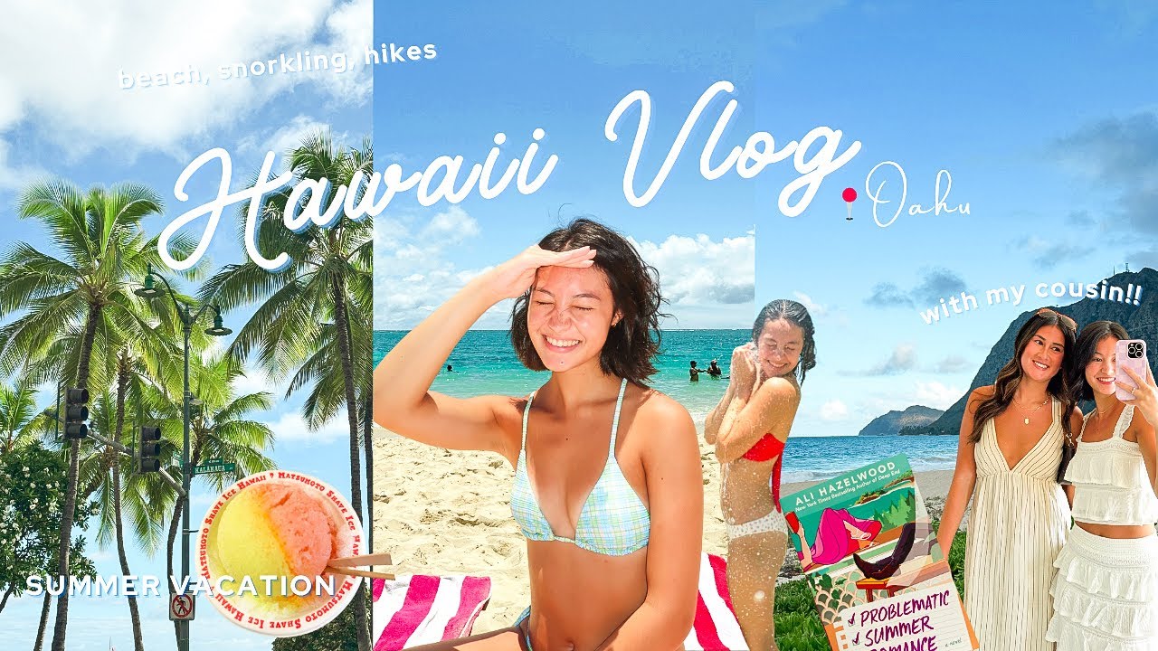 HAWAII VLOG | beach days, waterfalls, snorkeling, turtles and shopping!!