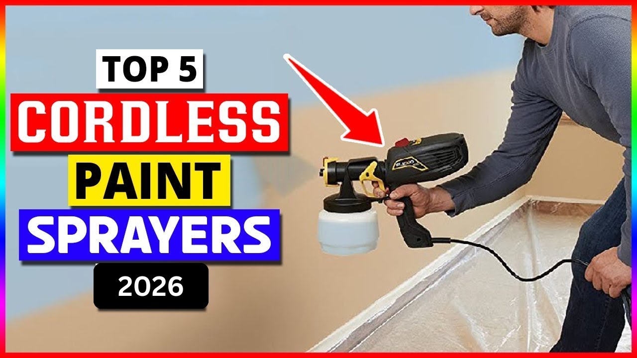 5 Best Cordless Paint Sprayer | Best Paint Spray Paint Gun 2024