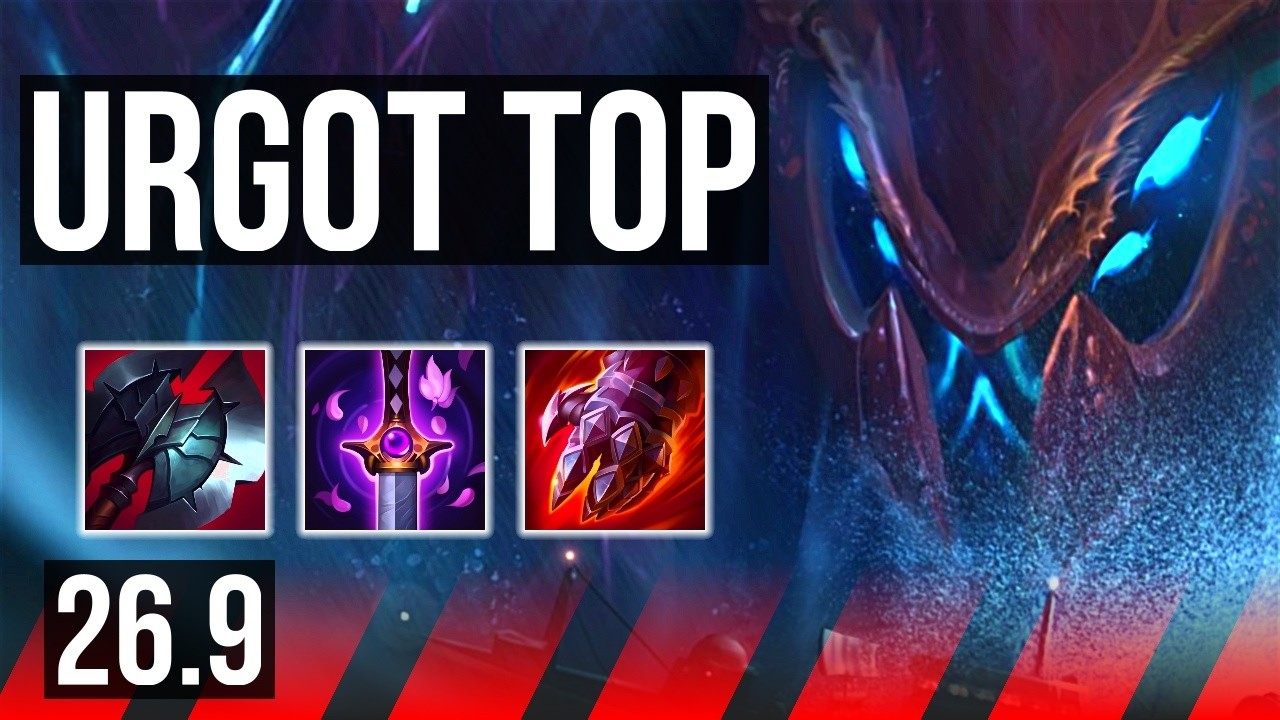 URGOT vs DARIUS (TOP) | EUNE Master | 26.9