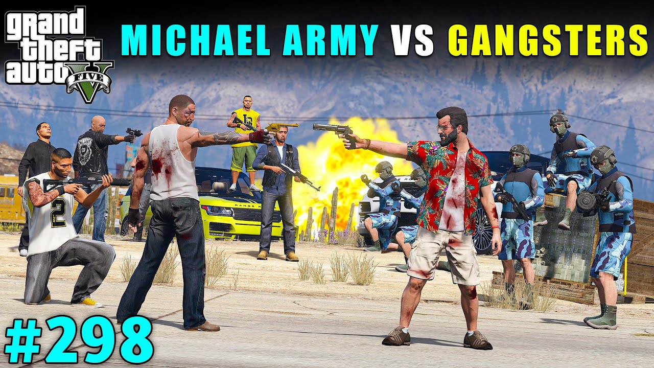 THE BIGGEST FIGHT WITH LOS SANTOS GANGSTERS | GTA V GAMEPLAY #298 | GTA 5