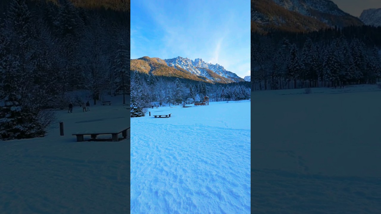 Frozen Lake Jasna :The Winter Wonderland of Slovenia🇸🇮 | Kranjska Gora