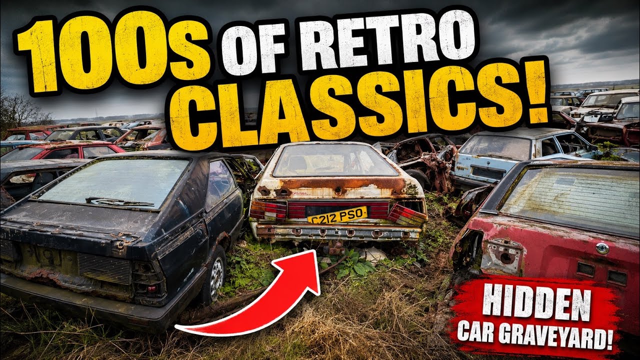 ABANDONED CAR COLLECTION SITTING IN A FIELD - HUNDREDS OF RARE VEHICLES LOST AND FORGOTTEN