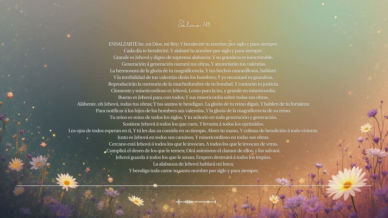 🌿 Salmo 145 | Mi Dios, el Rey | Canto bíblico CCM · Shuli Bible