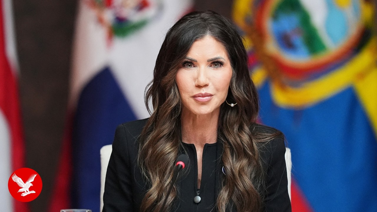 Kristi Noem takes position at the ‘Shield of the Americas’ table