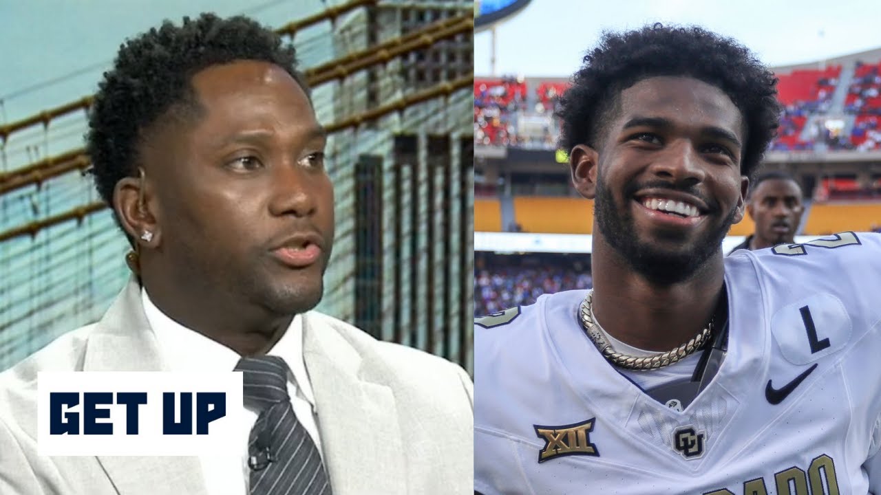 GET UP | Harry Douglas reacts to Should Shedeur Sanders be taking 1st-team reps?