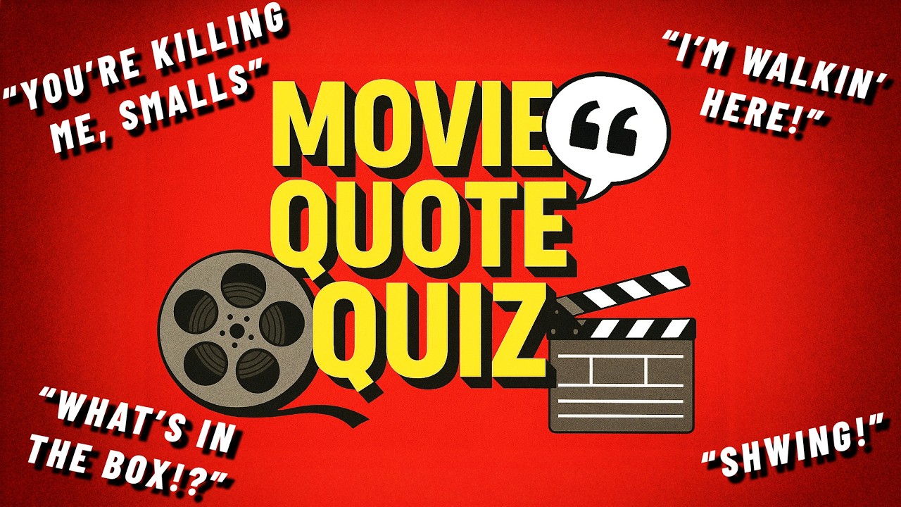 Classic Movie Quotes You Should Know | Classic Movie Quote Quiz