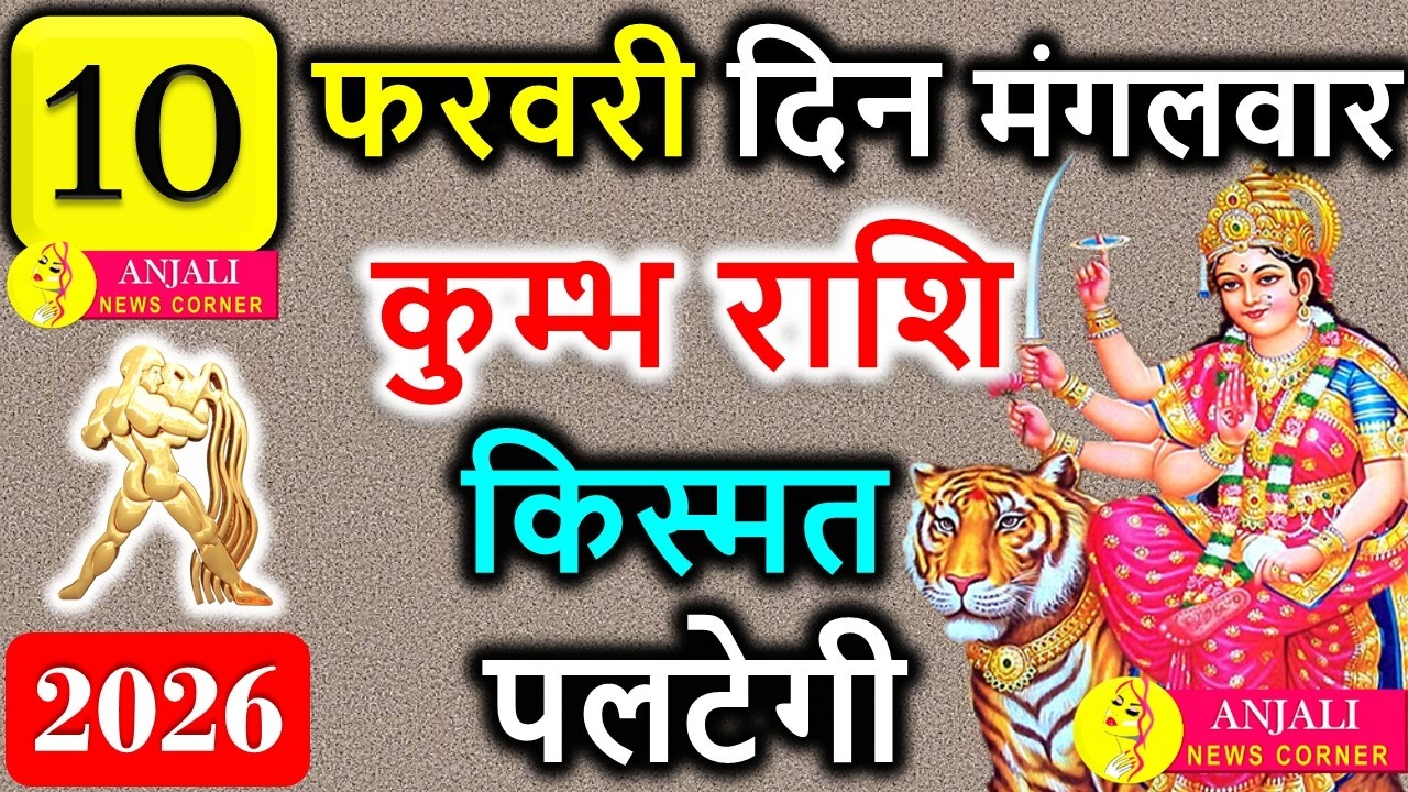 कुंभ राशि 10 फरवरी 2026: अचानक बदलाव, नई शुरुआत और बड़ी सफलता के संकेत