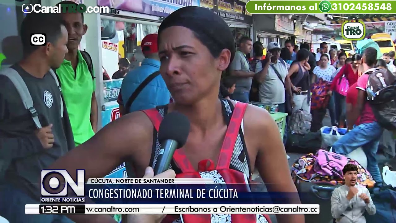Congestionado terminal de Cúcuta