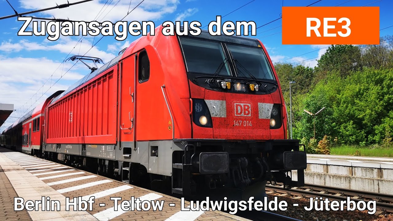 [DB] Ansagen aus dem RE3 (Berlin Hbf - Jüterbog)