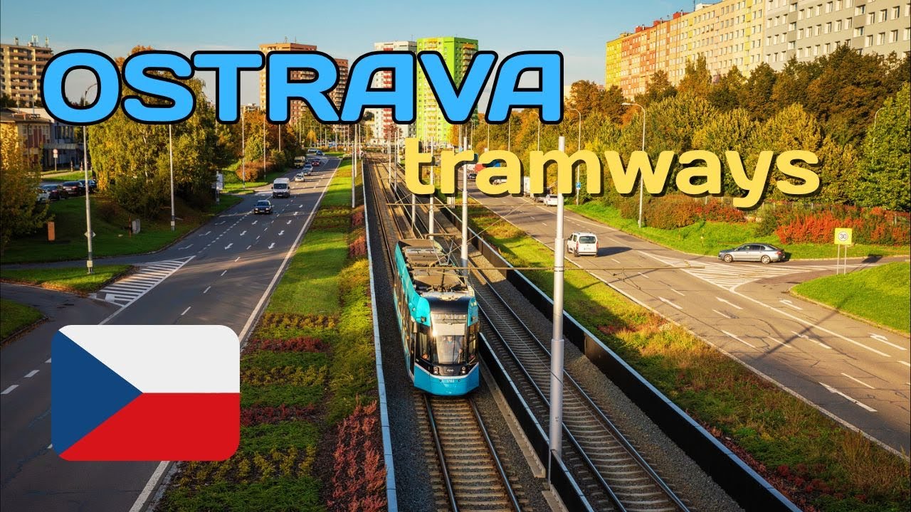 Ostrava, Czechia: Trams Tatra T3R.P, Stadler Tango NF2, Škoda 39T, Inekon 01 Trio, Vario LFR.E